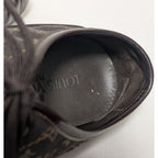 Louis Vuitton Sneakers Monogram Mini Canvas Patent — view 9