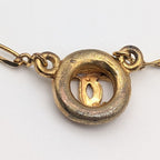 Chanel Gold CC Logo Necklace Vintage — view 3