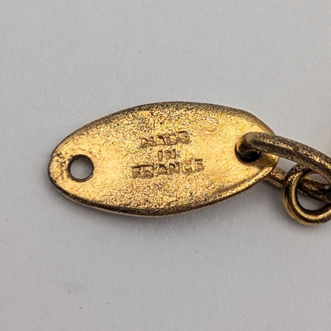 Chanel Gold CC Logo Necklace Vintage — view 6