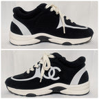 Chanel Sneakers CC Logo Black White — view 2