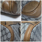 Gucci Vintage GG Supreme Leather Brown Mini Boston Bag — view 5