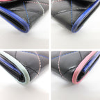 Chanel Card Case Multicolor Pastel Color Quilted CC Logo — view 5