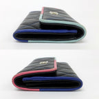 Chanel Card Case Multicolor Pastel Color Quilted CC Logo — view 4
