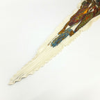 Hermes Carre Plisse Pliss Scarf White Red Multicolor Silk — view 8