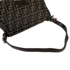 Fendi Zucca Mamma Baguette Shoulder Bag Canvas Brown — view 5