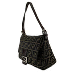 Fendi Zucca Mamma Baguette Shoulder Bag Canvas Brown — view 2