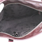 Gucci GG Supreme Tote Shoulder Bag Burgundy Leather — view 9