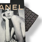 Chanel Stockings CC Logo Tights Gray 3 Shoulder Bag — view 2
