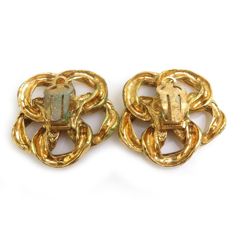 Chanel Earrings Gold — view 6