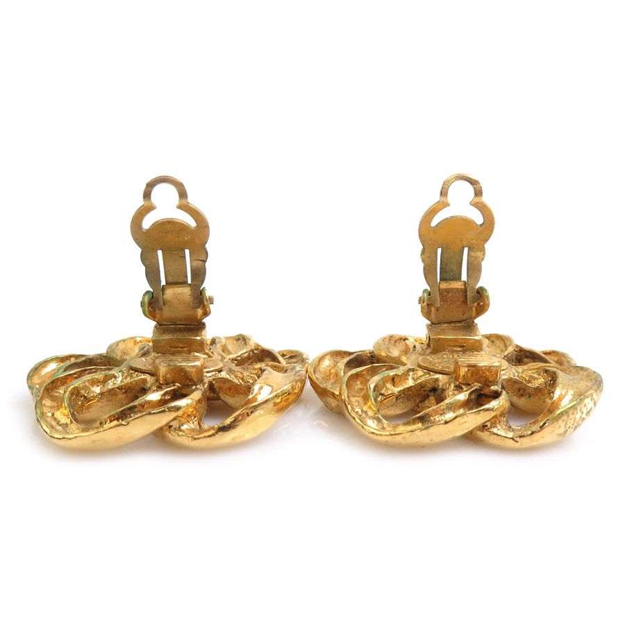 Chanel Earrings Gold — view 7