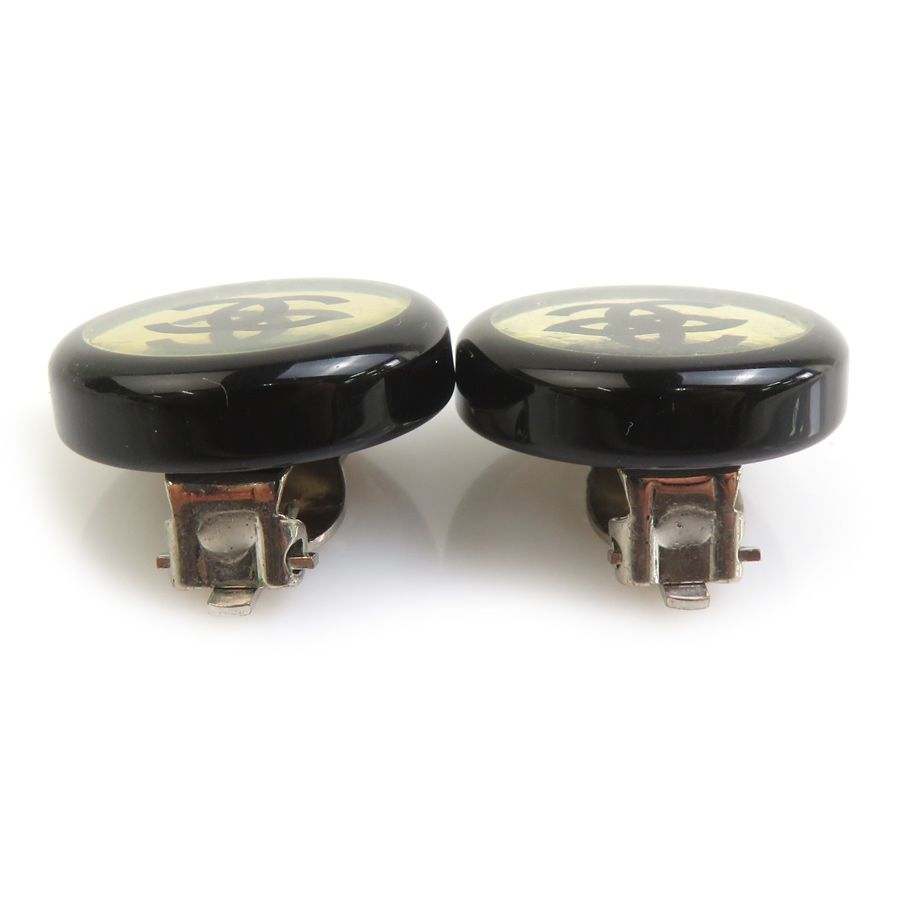 Chanel Earrings Black — view 4