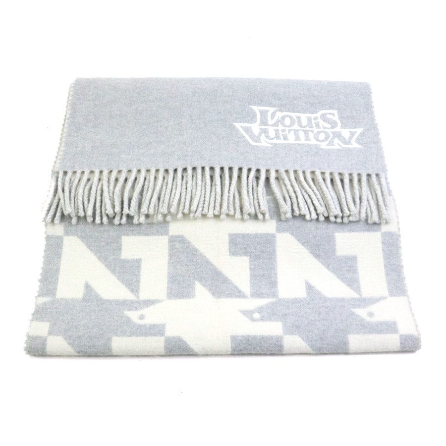 Louis Vuitton Scarf LV Dove Gray Ivory — view 2