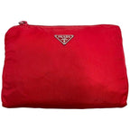 Prada Pouch Red Tessuto Case Nylon 60 — view 7