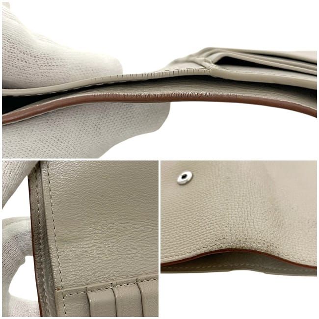 Loewe Trifold Wallet Vertical Beige Anagram — view 7