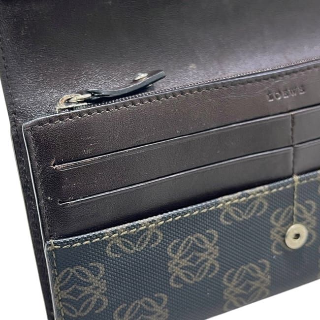 Loewe Bifold Wallet Dark Gray Anagram 168 80 — view 6