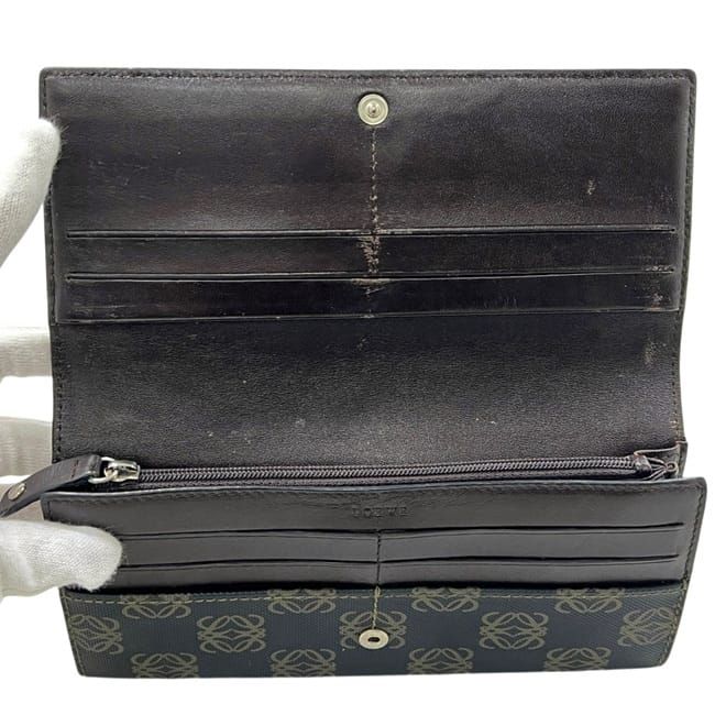 Loewe Bifold Wallet Dark Gray Anagram 168 80 — view 5