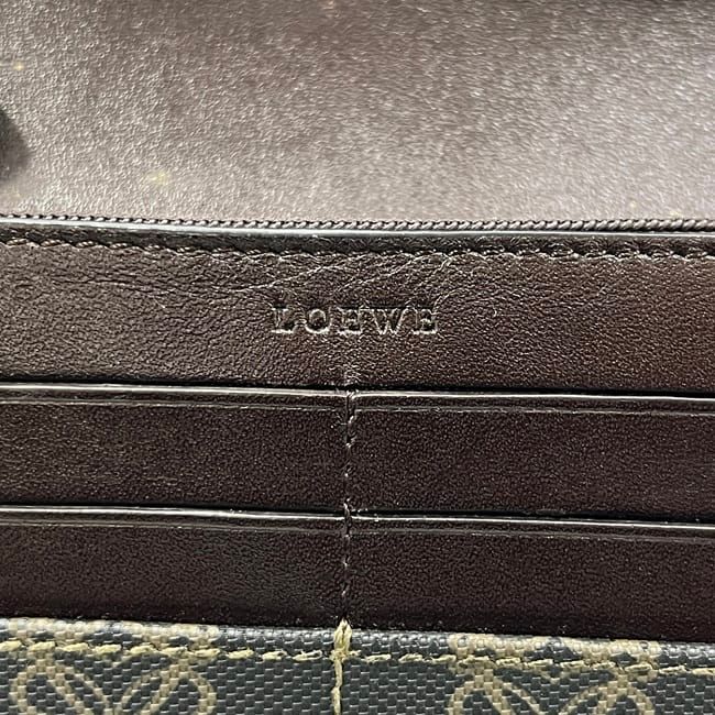 Loewe Bifold Wallet Dark Gray Anagram 168 80 — view 7