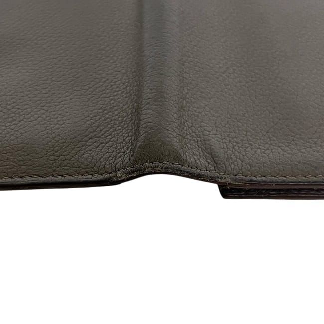 Hermes Bifold Wallet Citizen Twill Silk in Grey — view 9