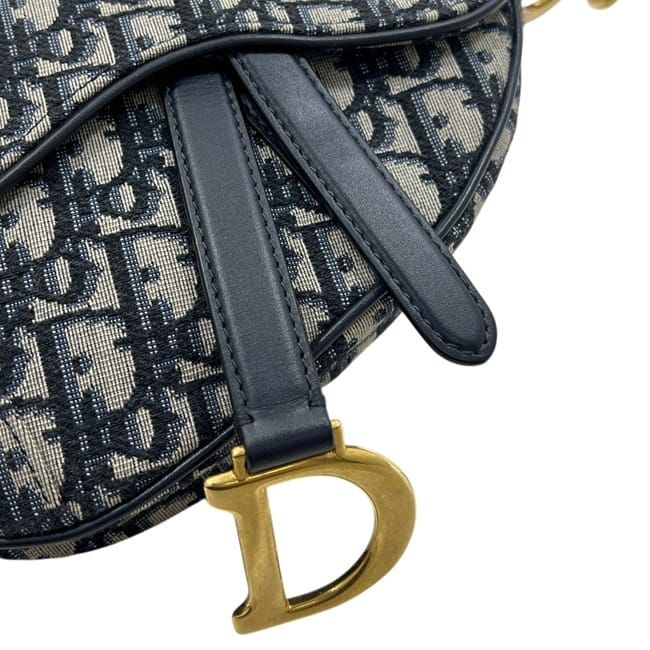 Dior Saddle Bag Mini Navy — view 9