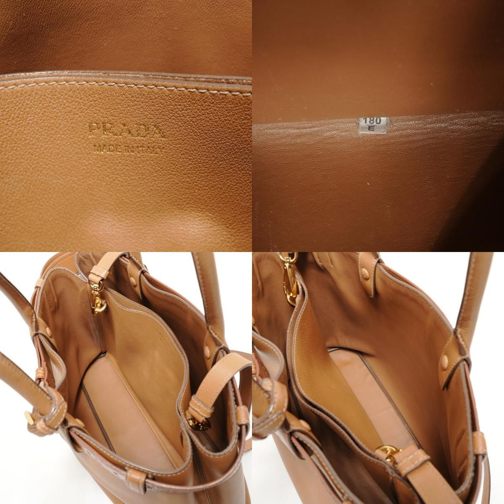 Prada Handbag Buckle Leather — view 9