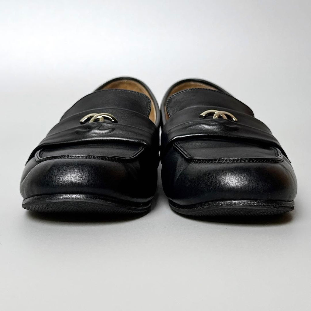 Chanel CC Logo Loafer 36 Black — view 3