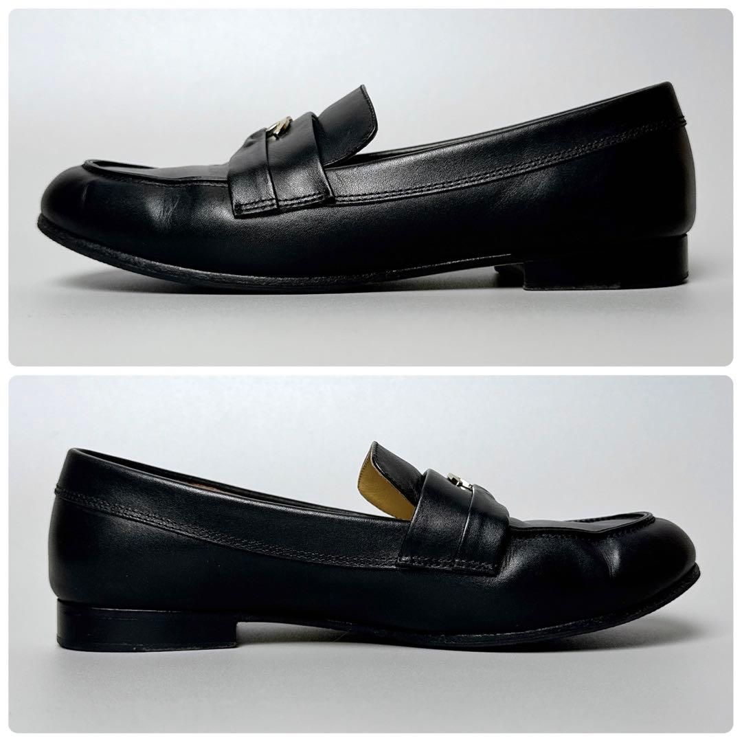 Chanel CC Logo Loafer 36 Black — view 6