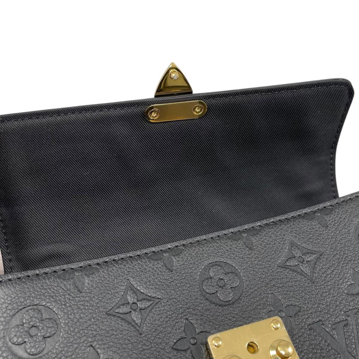 Louis Vuitton Shoulder Bag Wallet on Chain Metis Monogram Empreinte Noir Black — view 7