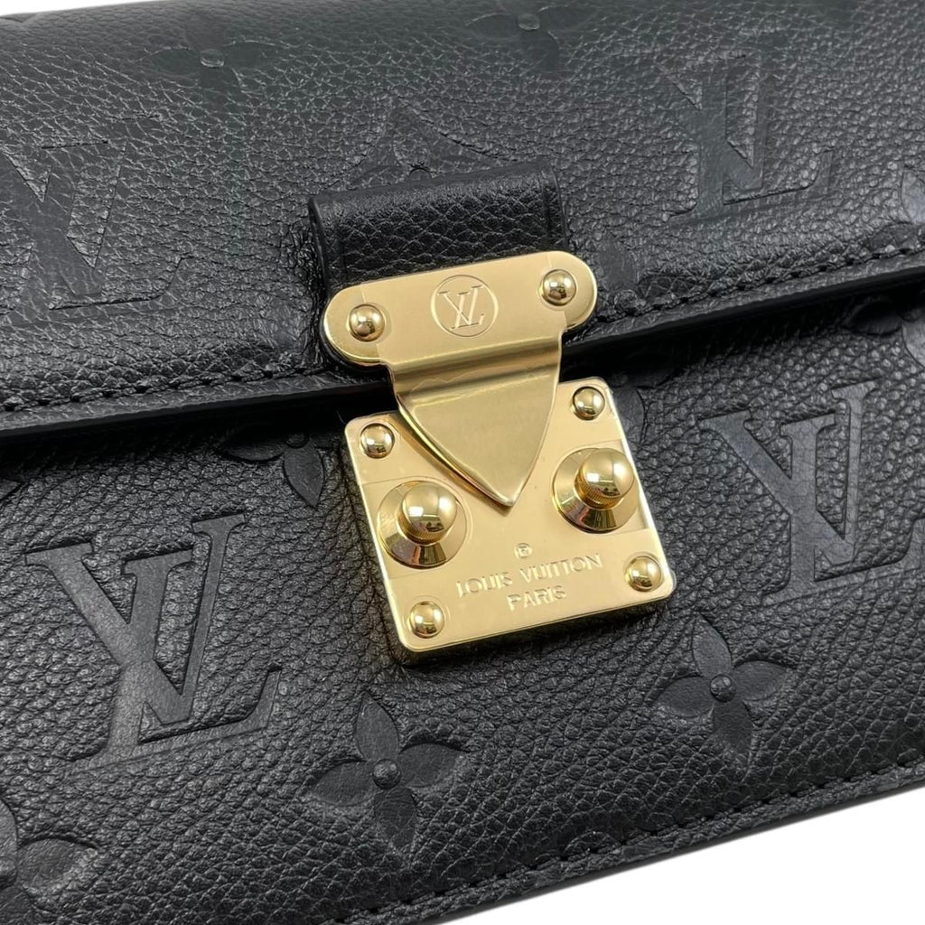 Louis Vuitton Shoulder Bag Wallet on Chain Metis Monogram Empreinte Noir Black — view 6