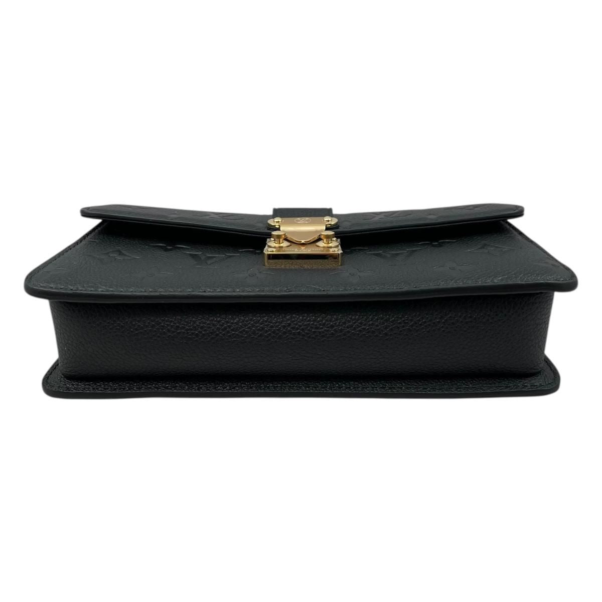 Louis Vuitton Shoulder Bag Wallet on Chain Metis Monogram Empreinte Noir Black — view 3