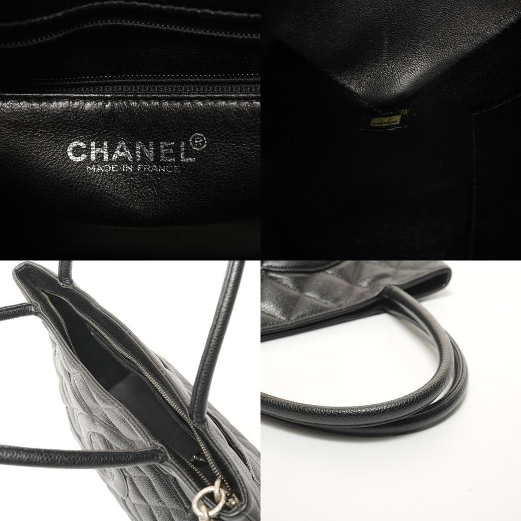 Chanel Tote Medallion CC Logo Caviar Leather — view 9
