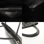 Chanel Tote Medallion CC Logo Caviar Leather — view 9