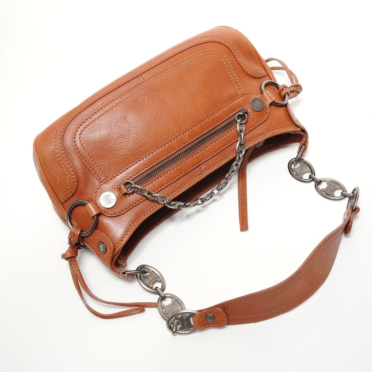 Celine Shoulder Bag Leather Triomphe Boogie — view 8