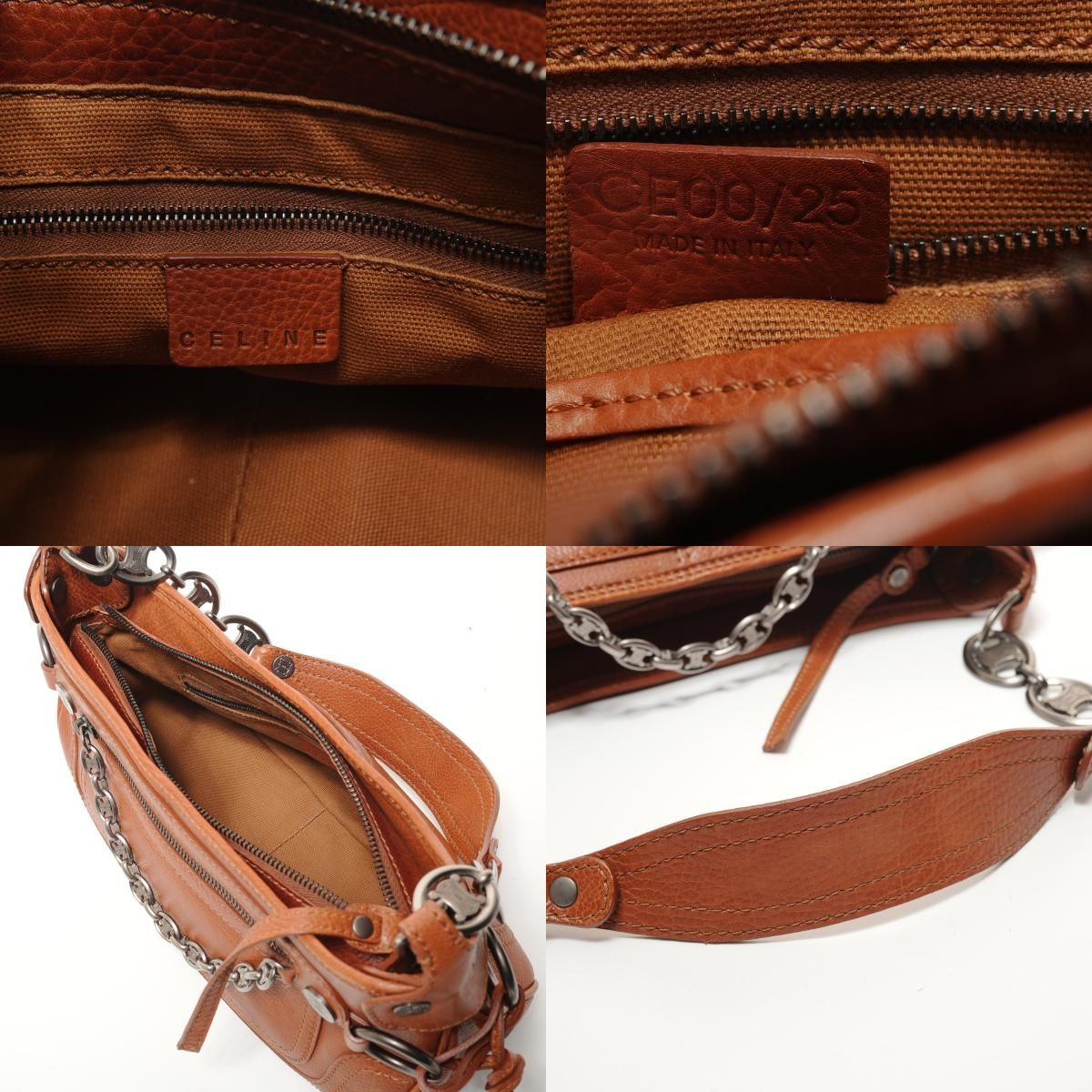 Celine Shoulder Bag Leather Triomphe Boogie — view 9