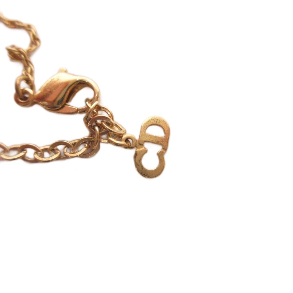 Dior Necklace Pendant Faux Pearl CD Logo Chain Bijou Gold — view 5