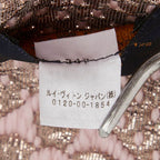 Louis Vuitton Logomania Scarf Shine Pink Rosevalerine Wool Silk Shoulder Bag Rose Ballerine — view 7