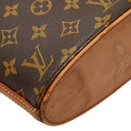 Louis Vuitton Monogram Drew Crossbody Shoulder Bag Brown Leather — view 8