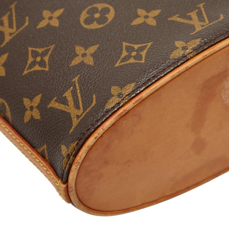 Louis Vuitton Monogram Drew Crossbody Shoulder Bag Brown Leather — view 6