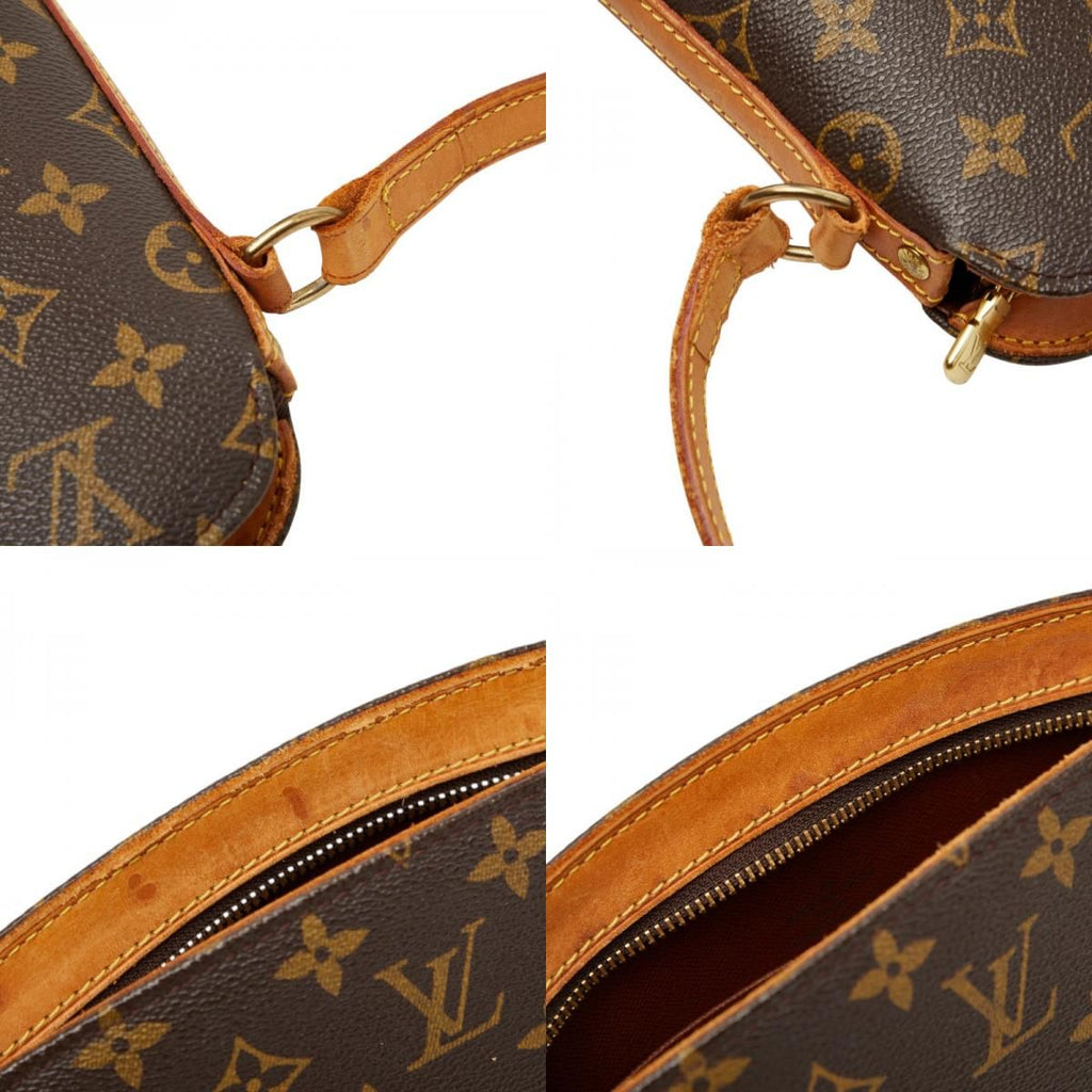 Louis Vuitton Monogram Drew Crossbody Shoulder Bag Brown Leather — view 9