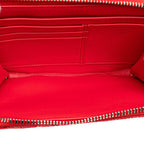 Dior Erl Trotter Mirage Quilted Rabbit Crossbody Shoulder Bag Red — view 7