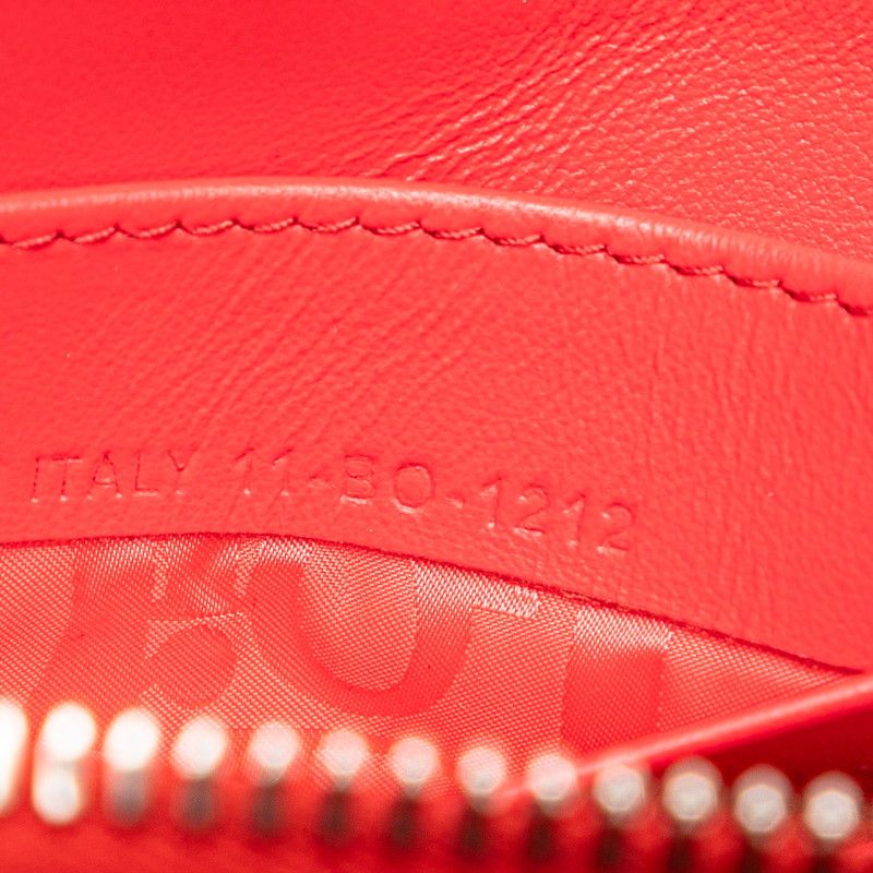 Dior Erl Trotter Mirage Quilted Rabbit Crossbody Shoulder Bag Red — view 9
