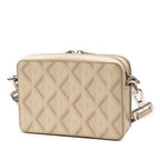 Dior CD Diamond Crossbody Shoulder Bag Beige Leather — view 2