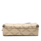 Dior CD Diamond Crossbody Shoulder Bag Beige Leather — view 3