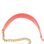 Diorama Studded Crossbody Chain Shoulder Bag Red Gold Leather — view 7