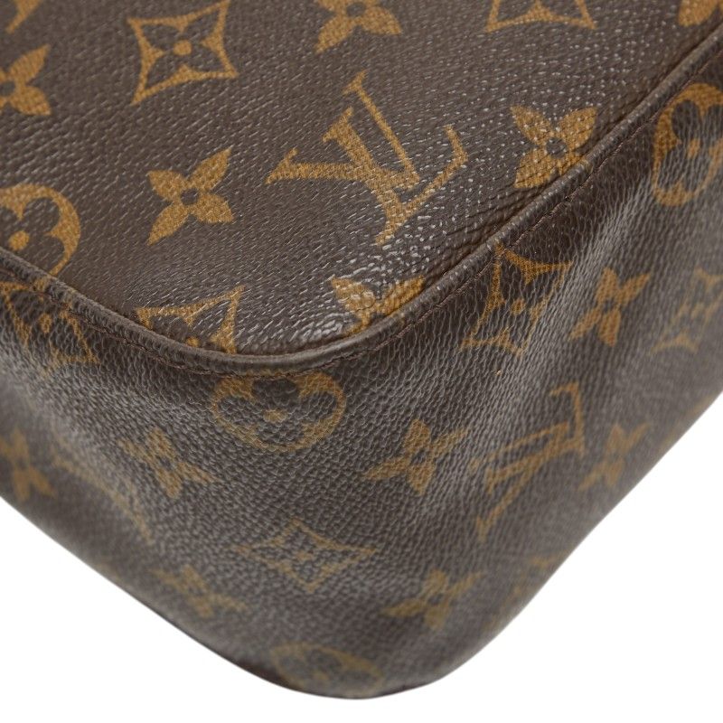 Louis Vuitton Monogram Looping MM Shoulder Bag Brown Leather — view 5