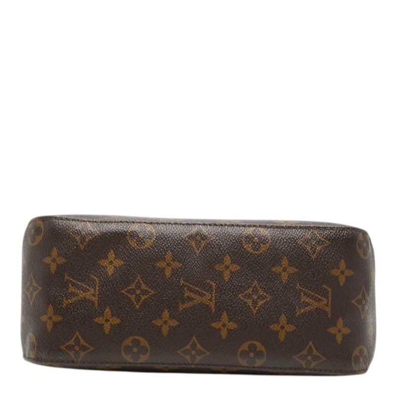 Louis Vuitton Monogram Looping MM Shoulder Bag Brown Leather — view 3