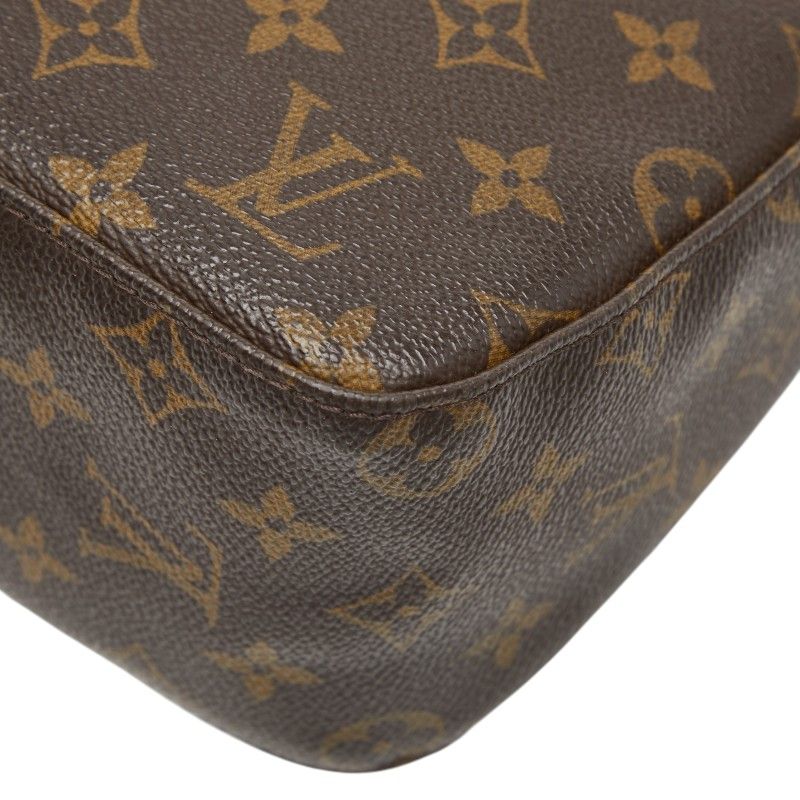 Louis Vuitton Monogram Looping MM Shoulder Bag Brown Leather — view 4