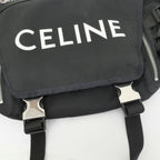 Celine Trekking Messenger Black Nylon Bag — view 7