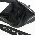 Celine Trekking Messenger Black Nylon Bag — view 9