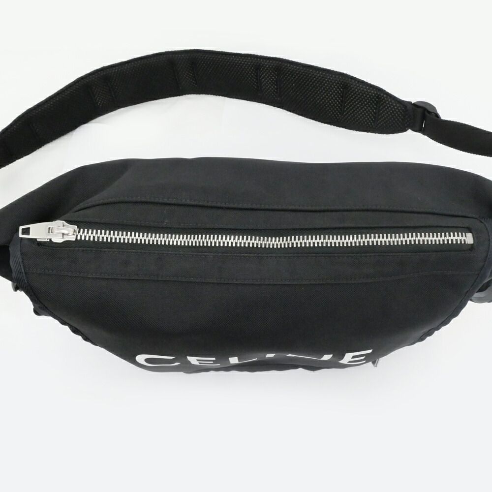 Celine Trekking Messenger Black Nylon Bag — view 3
