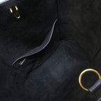 Celine Tote Shoulder Bag Sangle Bucket Small Leather Black — view 7
